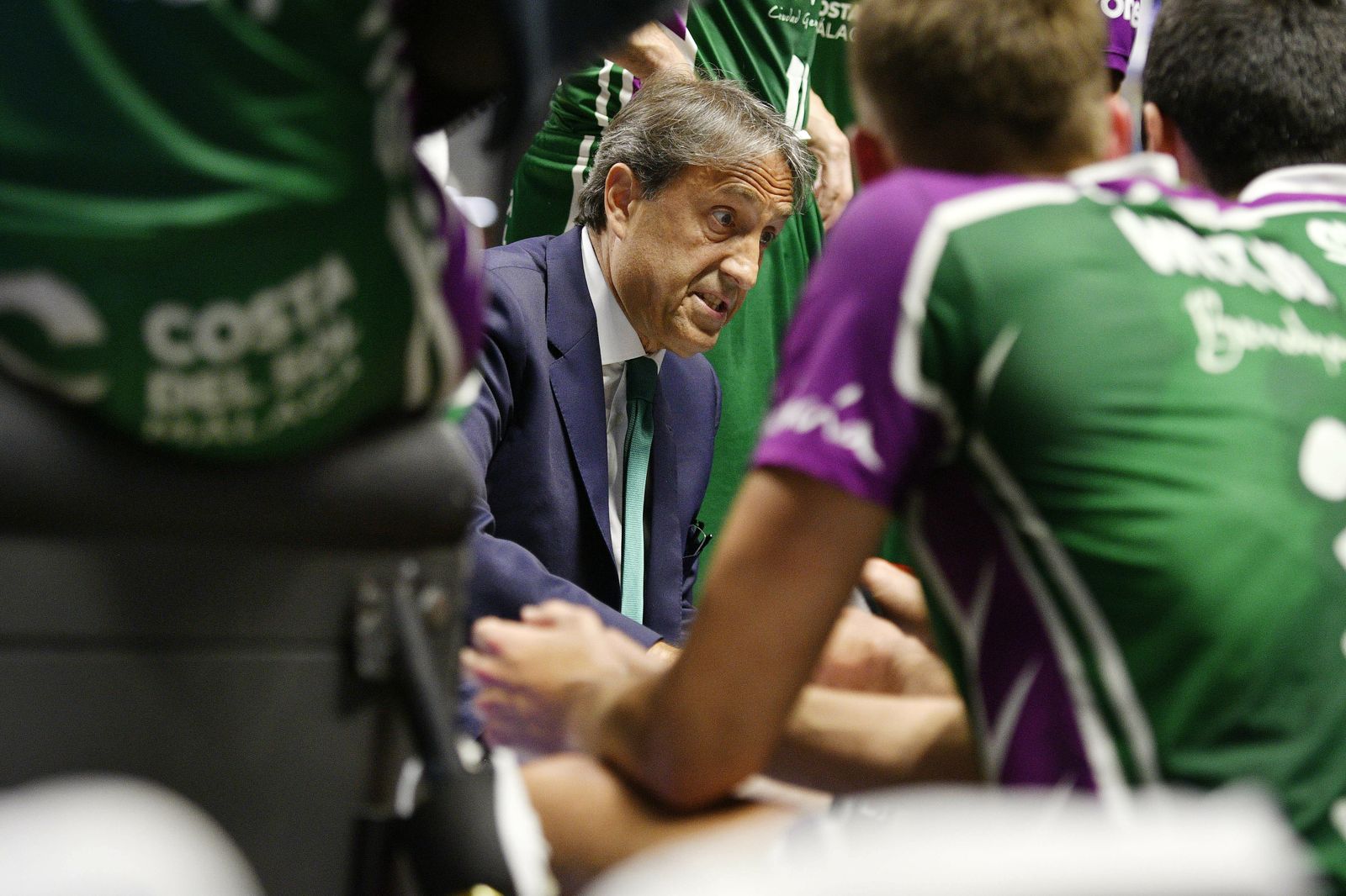 Luis Casimiro, en un tiempo muerto.