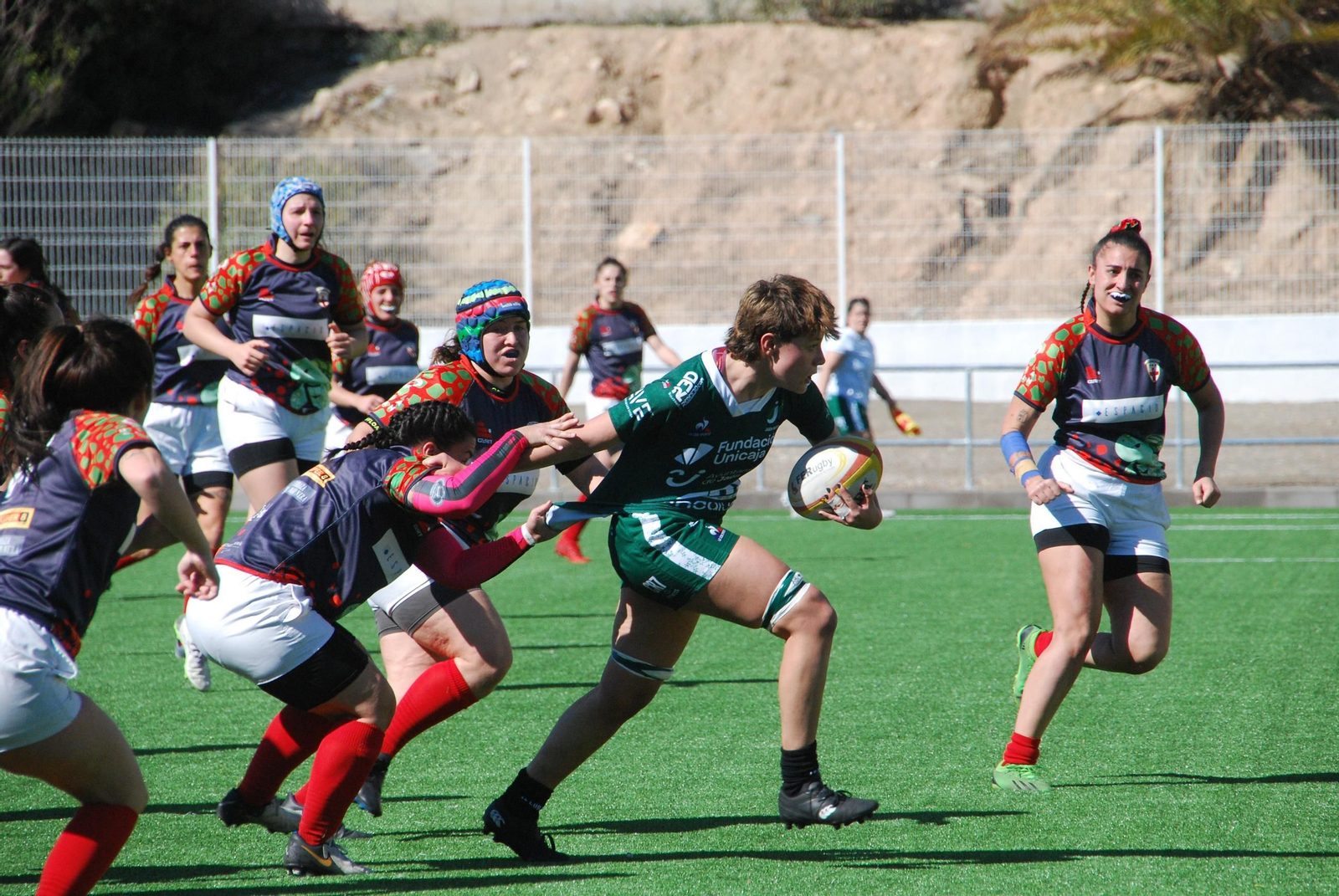 Laura Cruz, en una acción del choque.