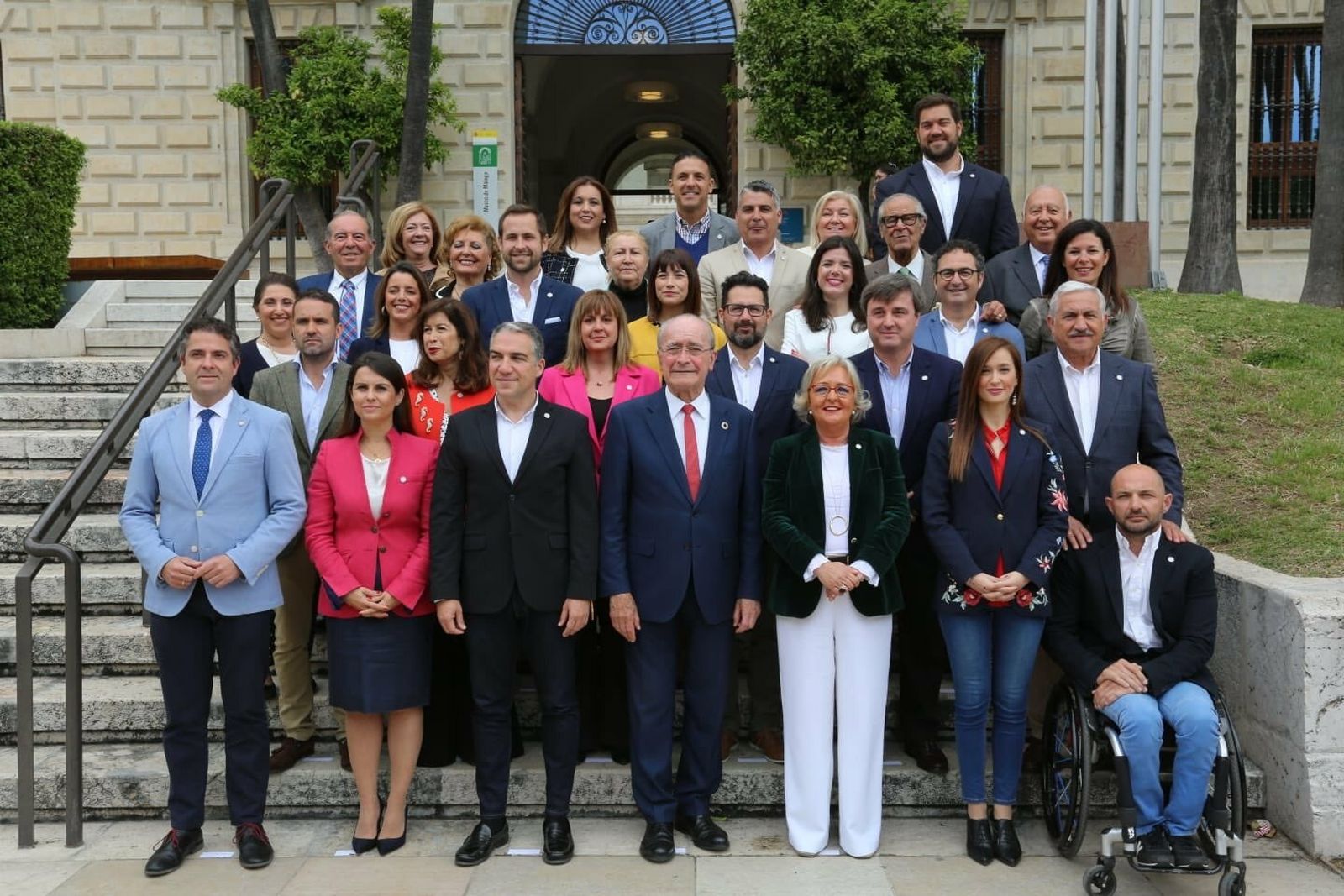 Foto de la candidatura del PP a la Alcaldía de Málaga para las municipales del 26 de mayo.