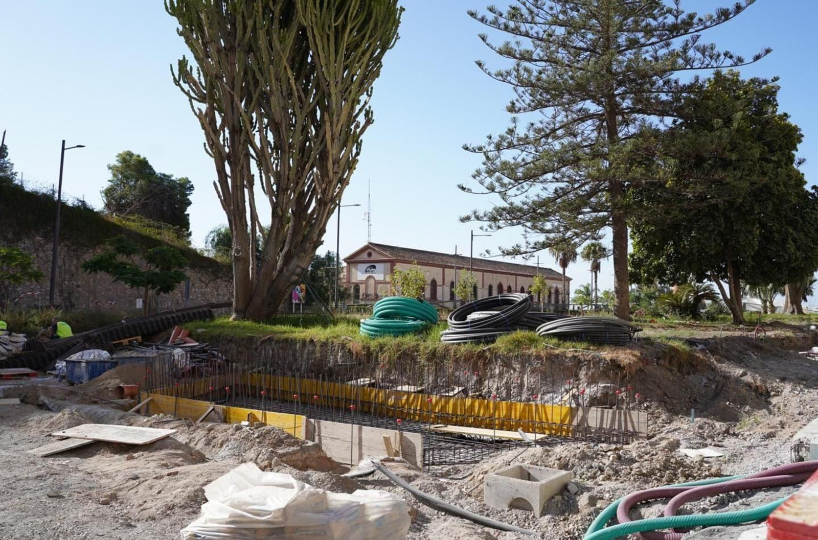 Obras en el Paseo de las Explanadas de Motril
