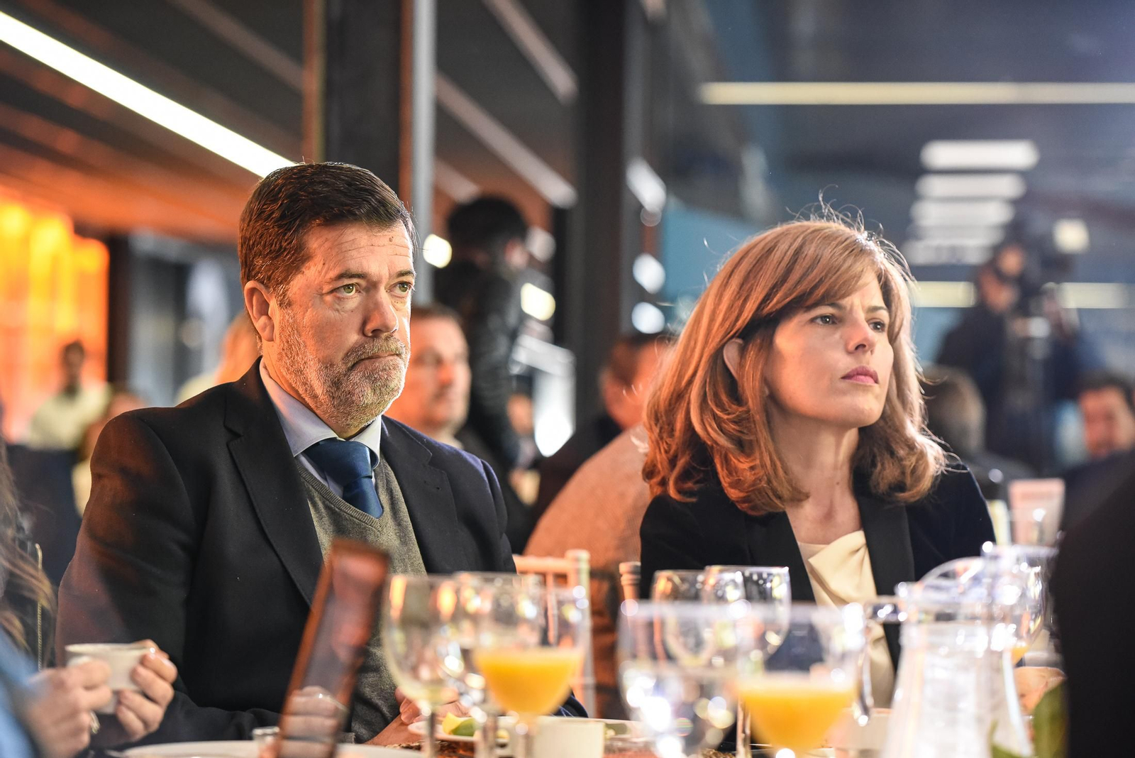 Imágenes de los asistentes al Desayuno Coloquio "Economía azul, claves para el desarrollo sostenible" organizado por el Grupo Joly