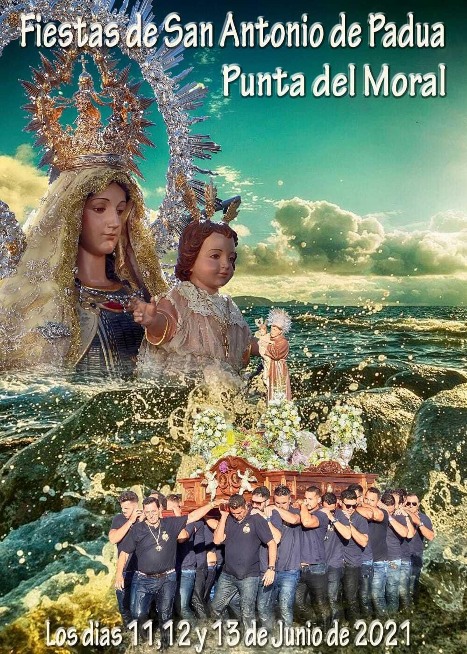 Cartel de las Fiestas de San Antonio de Punta del Moral.