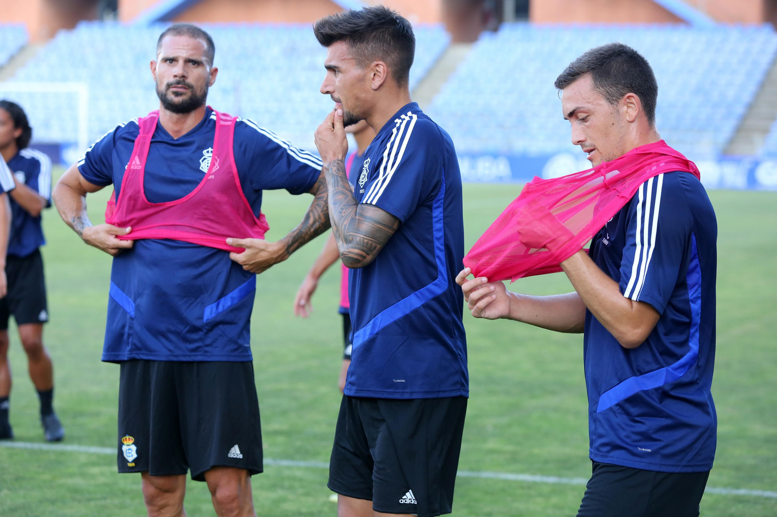 Primer entrenamiento del Recre en imágenes
