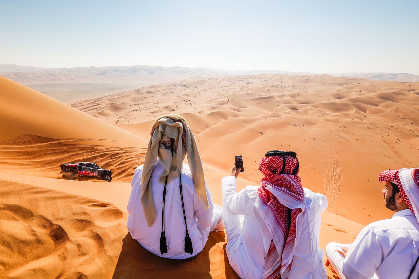 Las mejores fotos del Dakar por las dunas