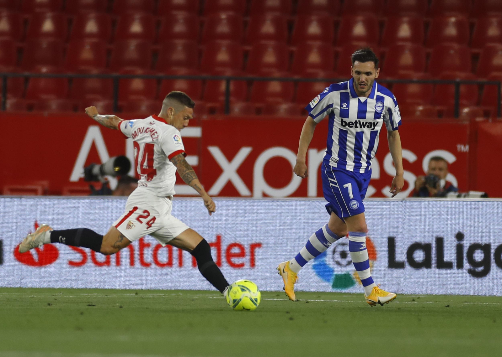 Las imágenes del Sevilla-Alavés