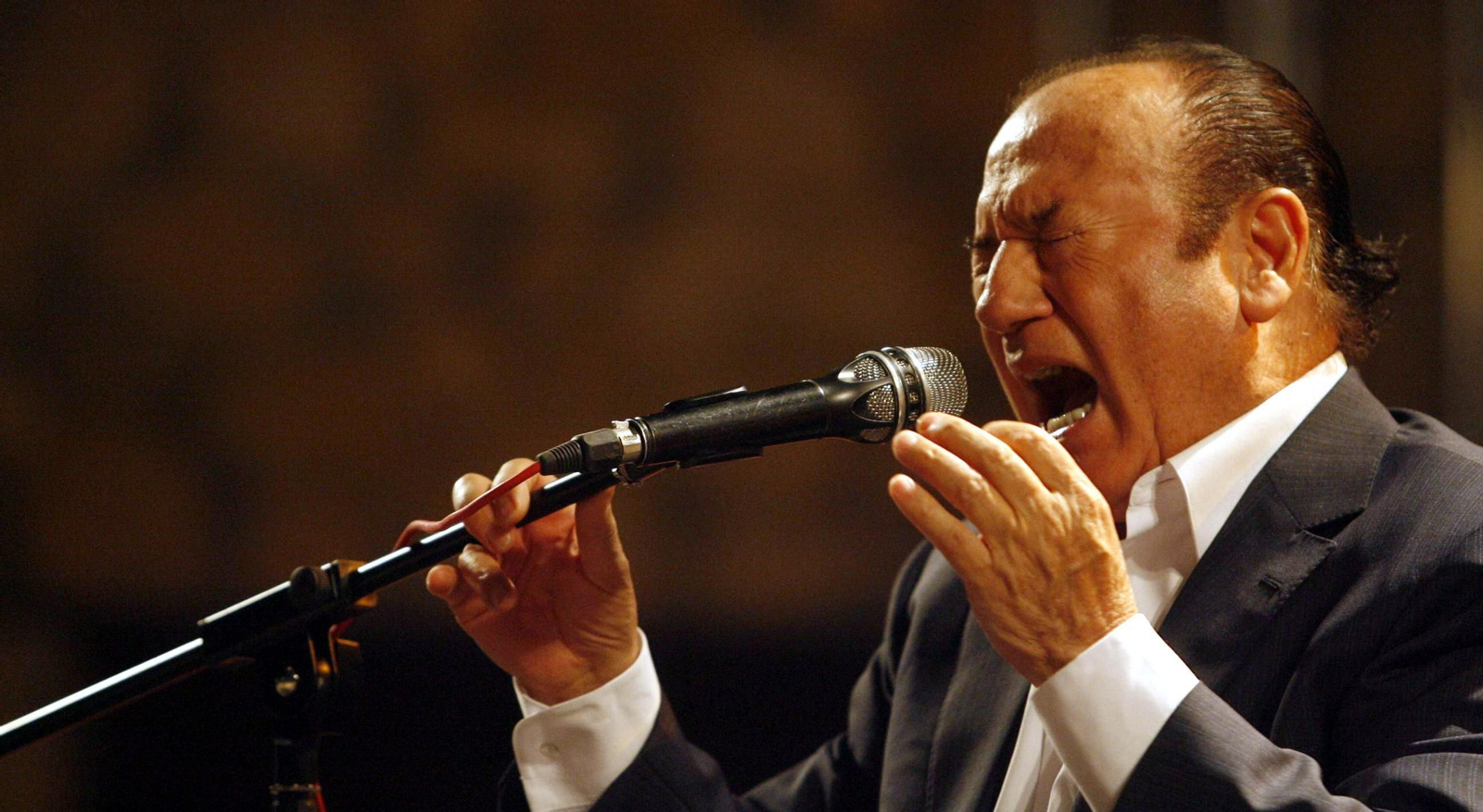 Fosforito, en la Noche Blanca del Flamenco de Córdoba de 2008.