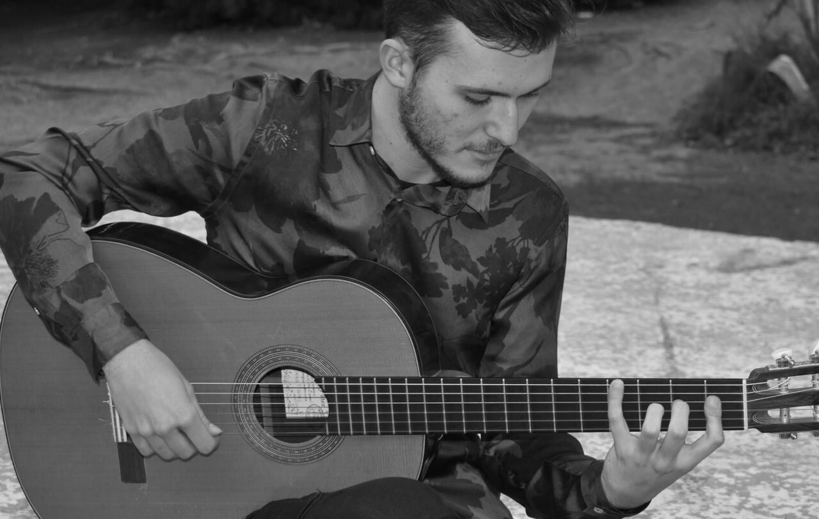 El guitarrista Pablo Heredia.