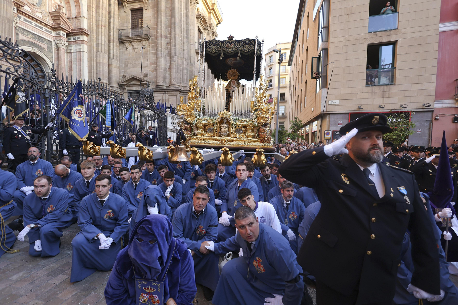 El Rico, en su procesión del Miércoles Santo en Málaga El Rico, en su procesión del Miércoles Santo en Málaga