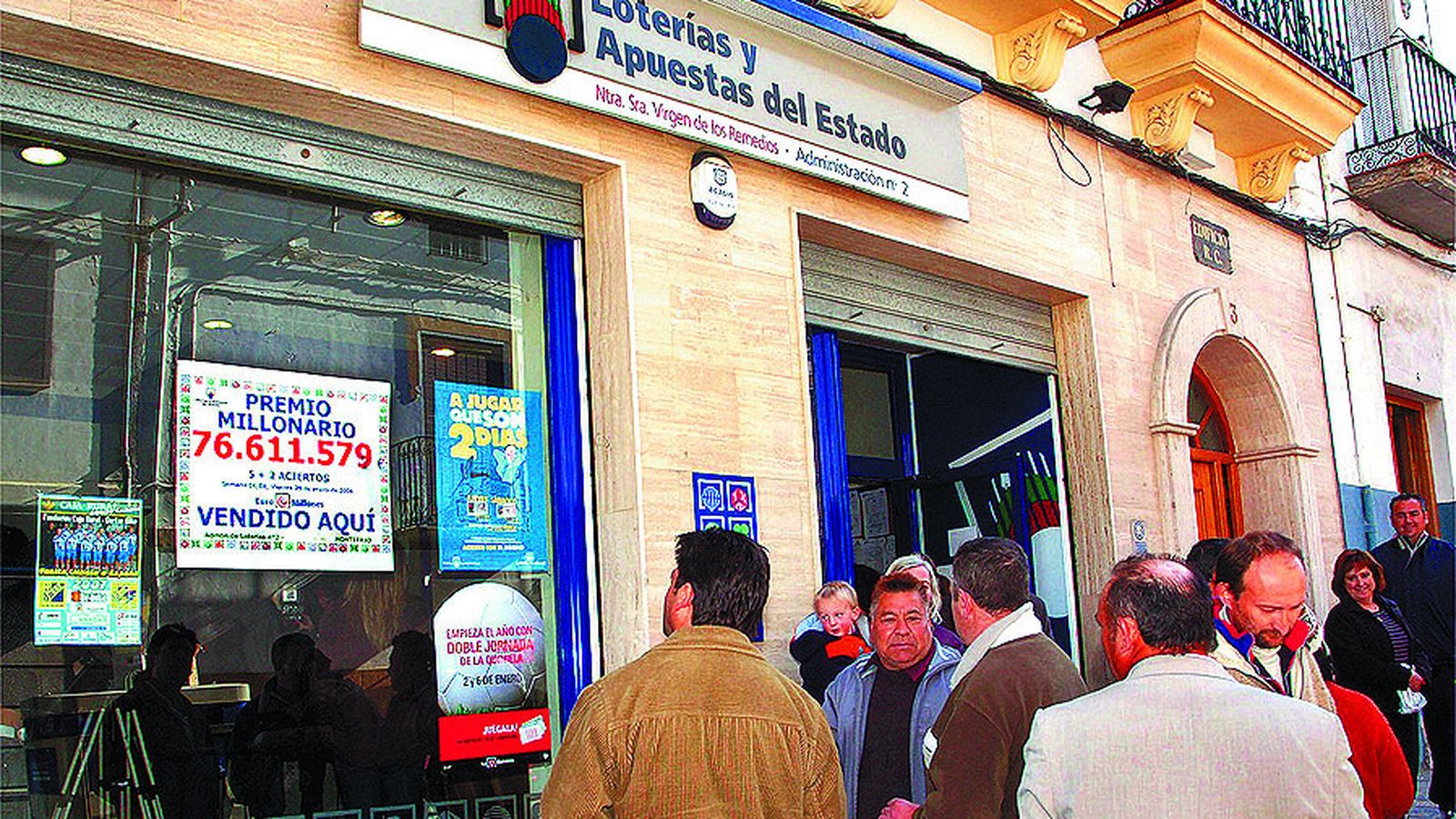 la Administración de Loterías número 2 de Montefrío, donde fue sellado el boleto ganador.