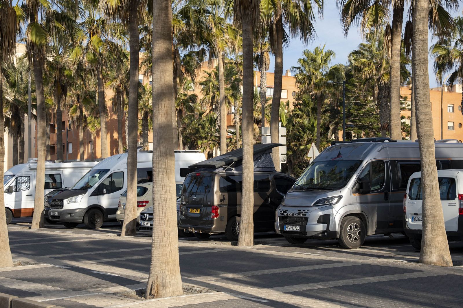Las caravanas también están en el Delta del Andarax y la playa del Zapillo.