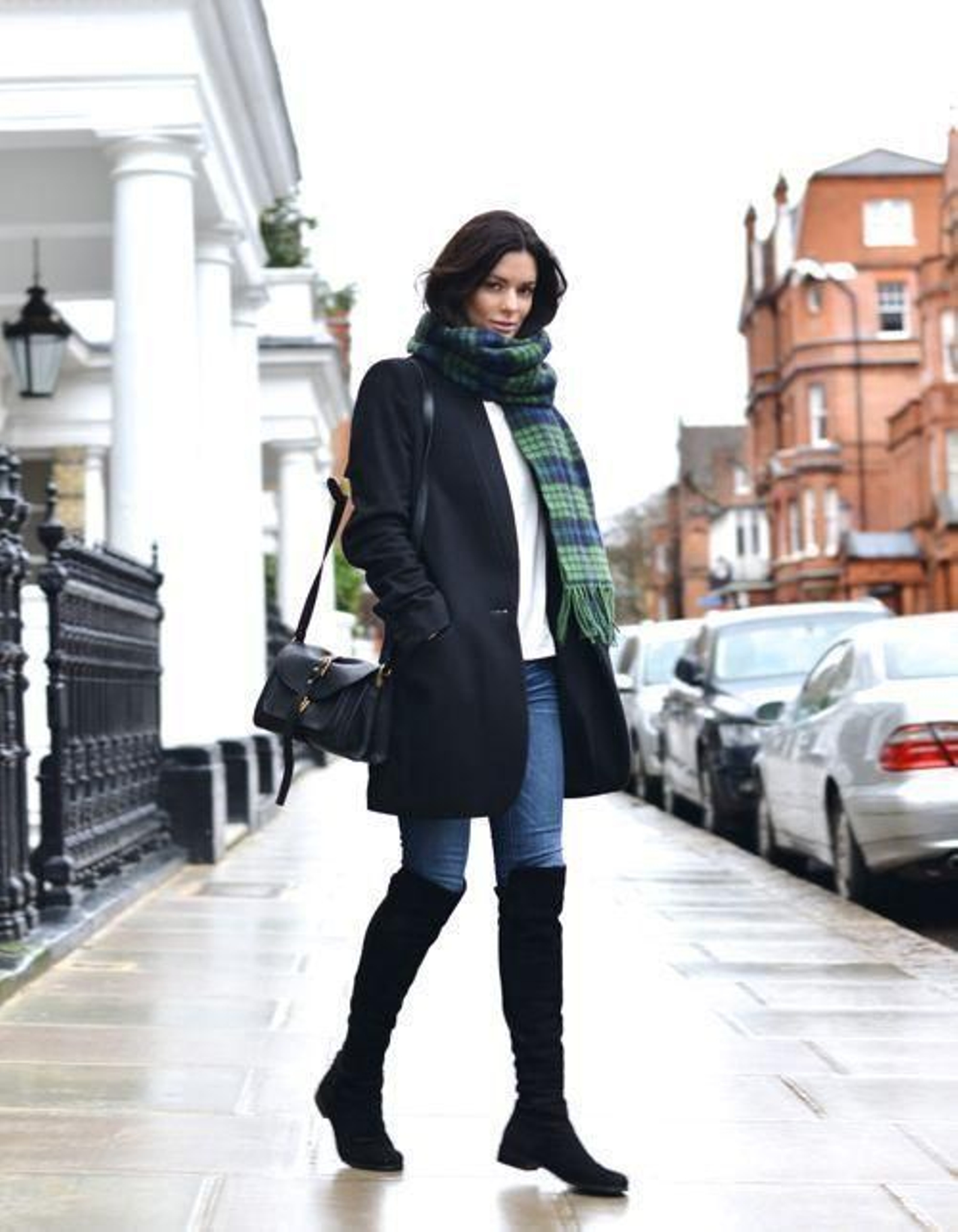 Un estilismo sencillo para los días de invierno.