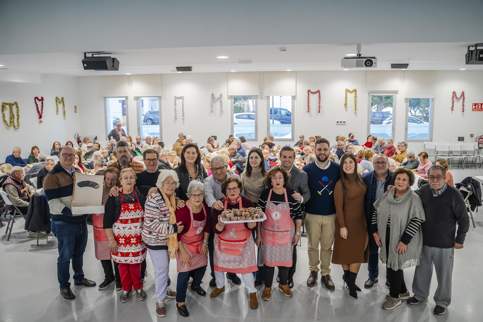 Reparto de roscones.