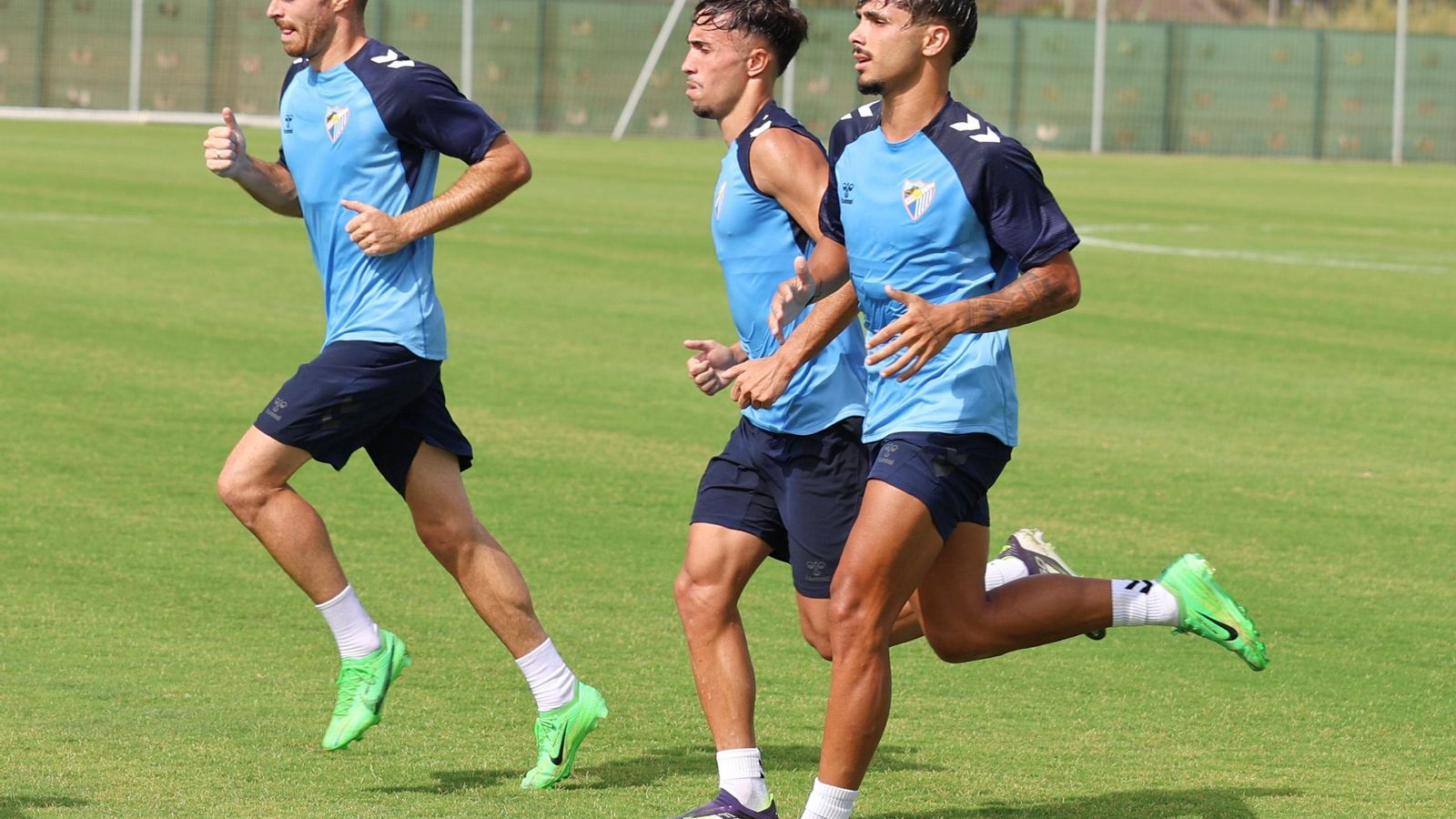 El Málaga CF prueba la Ciudad Deportiva de Arraijanal