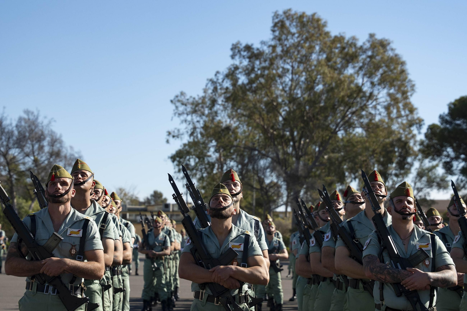 Así conmemora el día de la Inmaculada Concepción la Brigada de la Legión en Almería y despide al contingente que parte a Eslovaquia