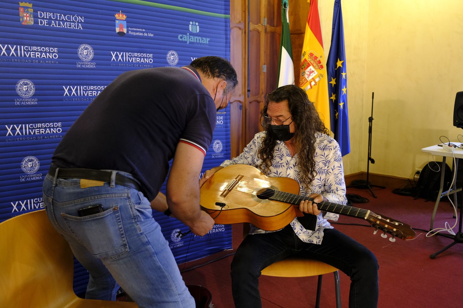 Fotogalería curso de guitarra flamenca de Tomatito. Almería