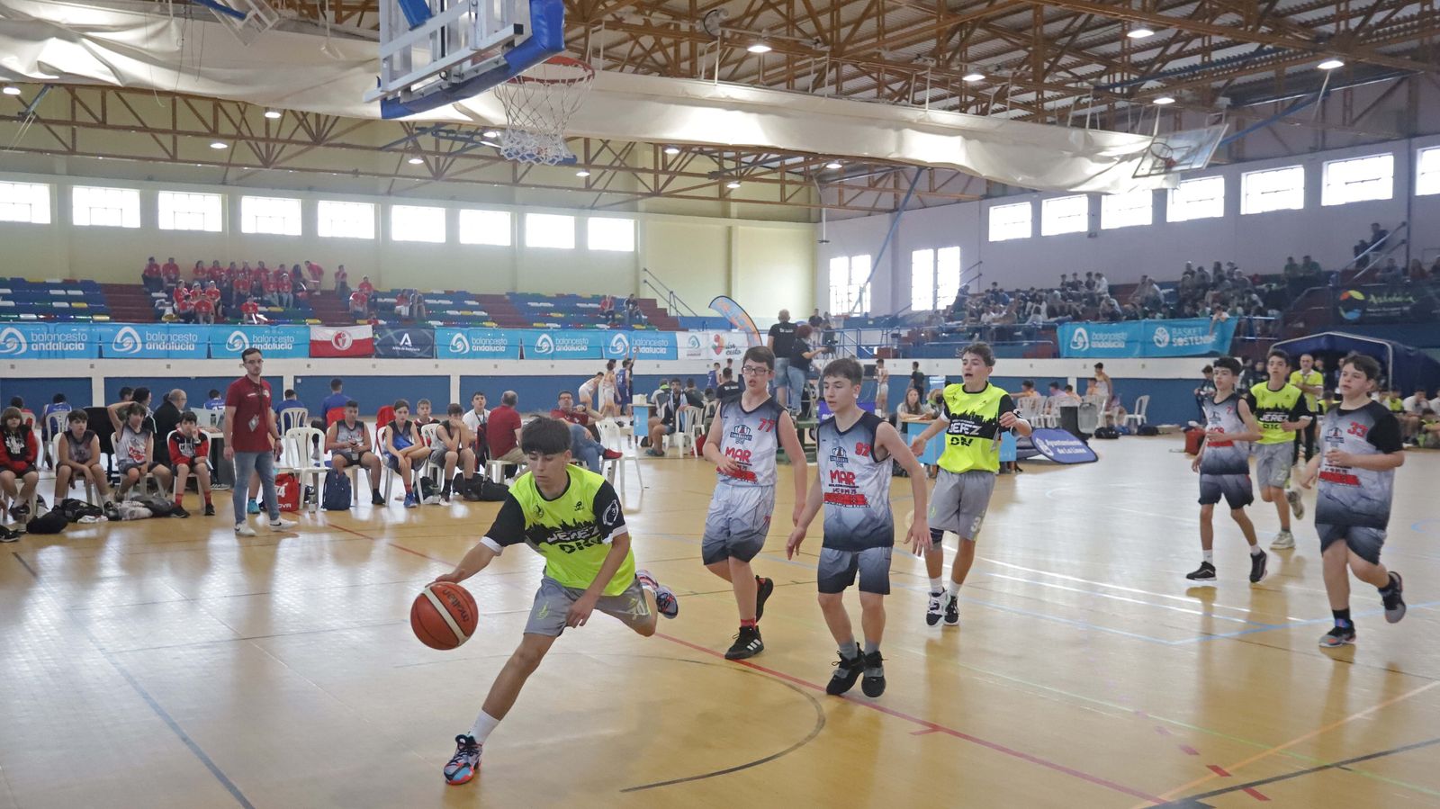 Tercera jornada del campeonato de Andalucía de Baloncesto infantil masculino en La Línea