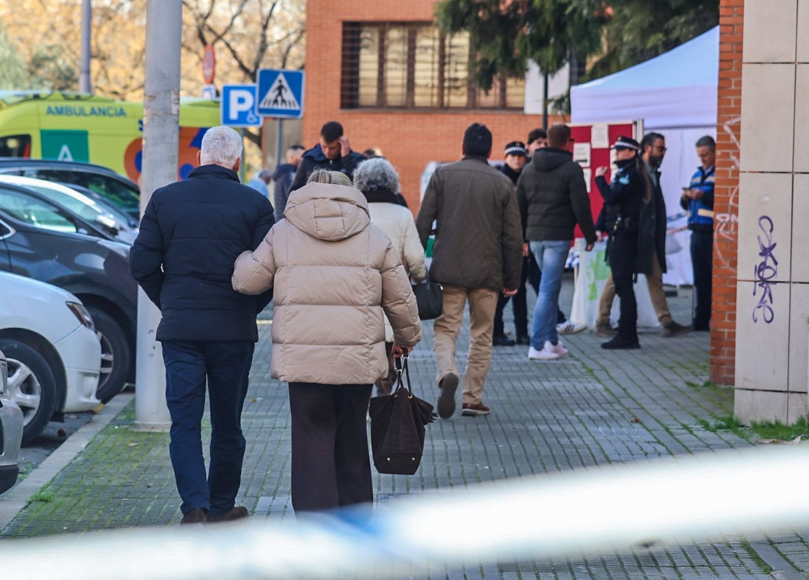 Atención a familias en el centro cívico Poniente Sur, en Córdoba.