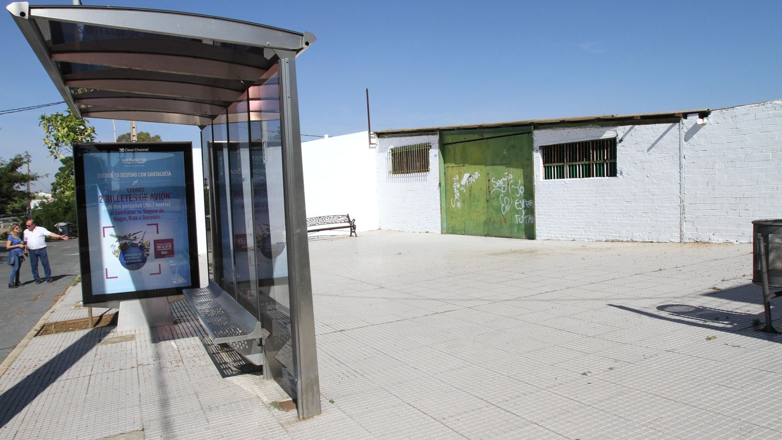 Plazoleta en la calle Ulises