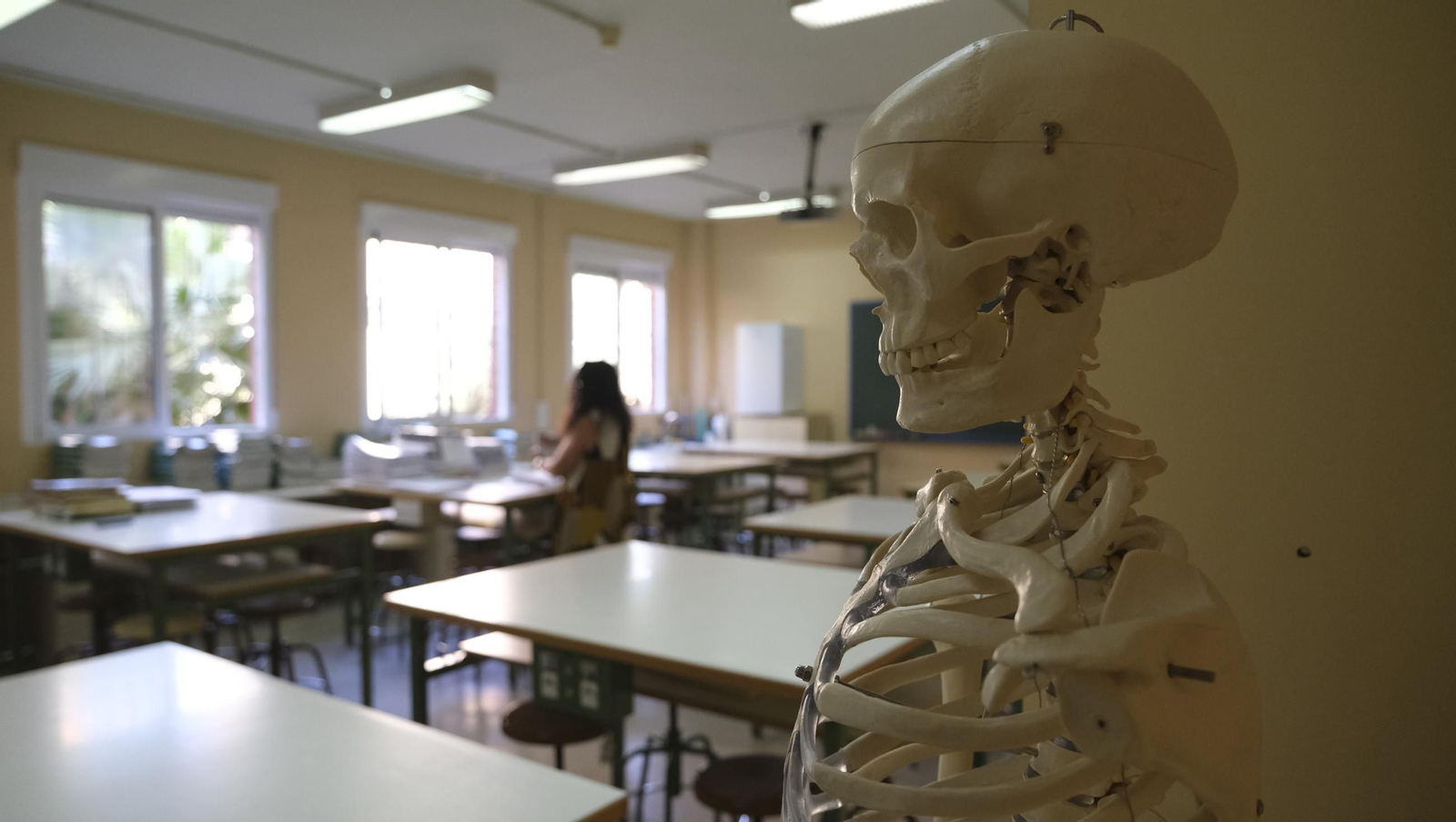 Inicio del curso escolar en el IES Alborán-Manuel Cáliz, en imágenes