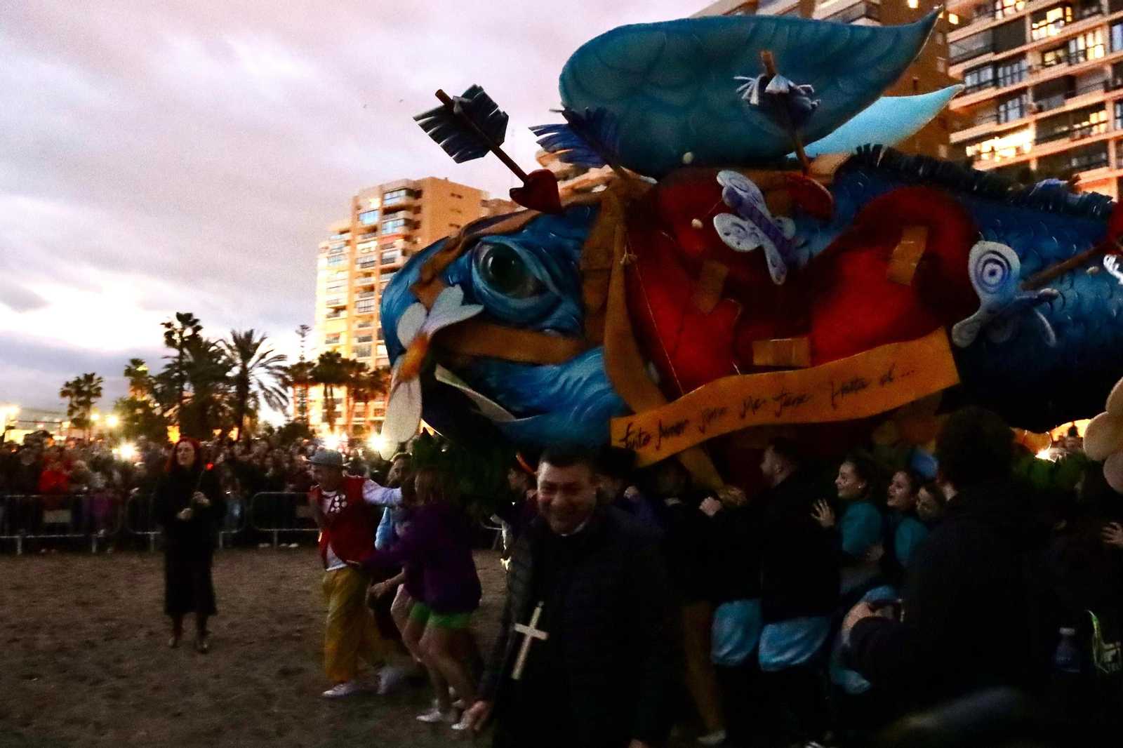 El Entierro del Boquerón de Málaga en 2024, en fotos