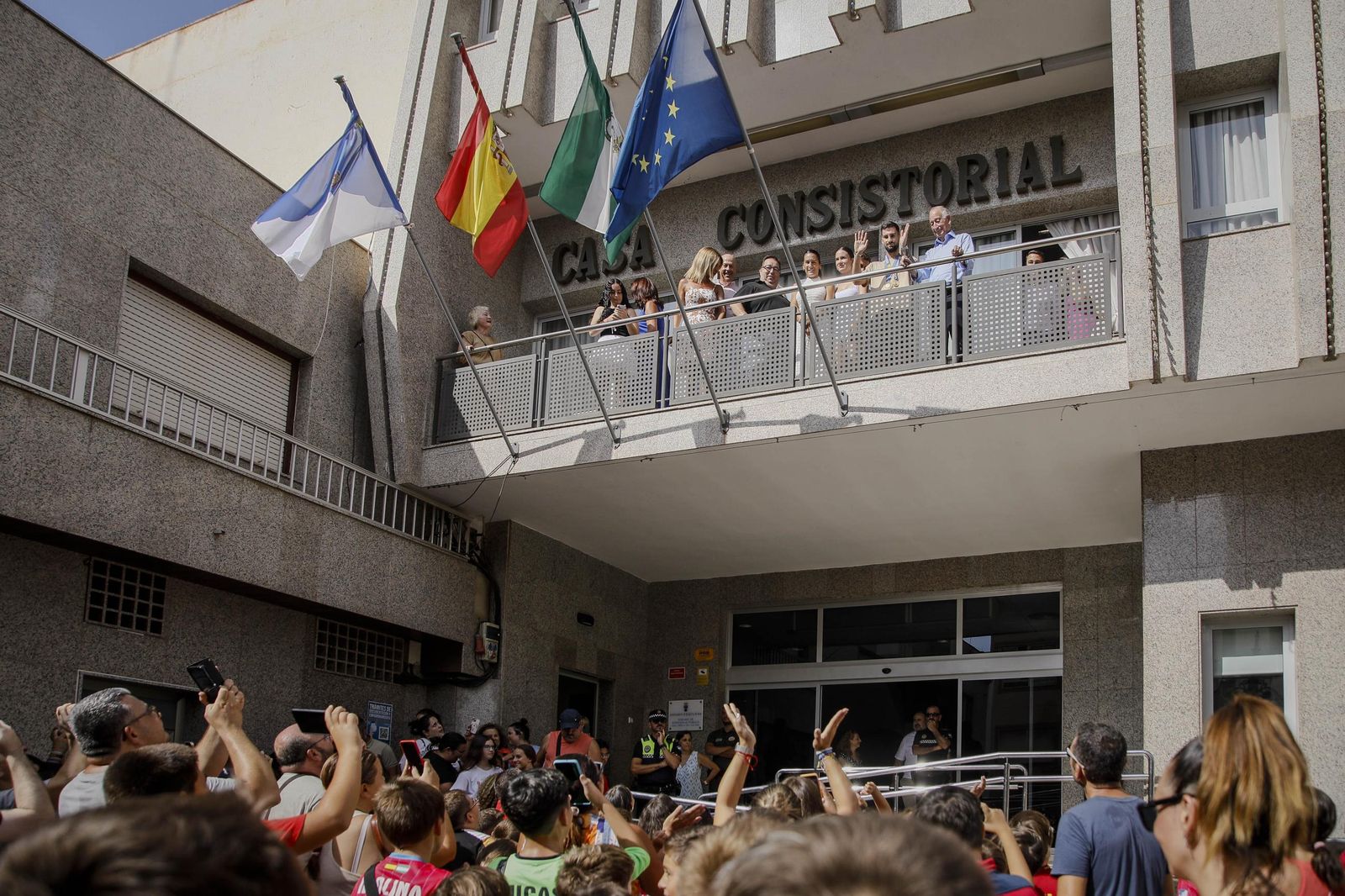 Álex Baena en el Ayto de Roquetas de Mar, en imágenes