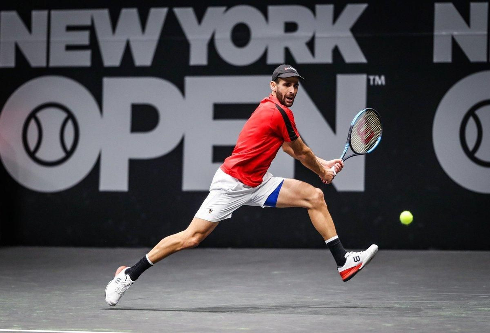 Adrián Menéndez, en el New York Open.