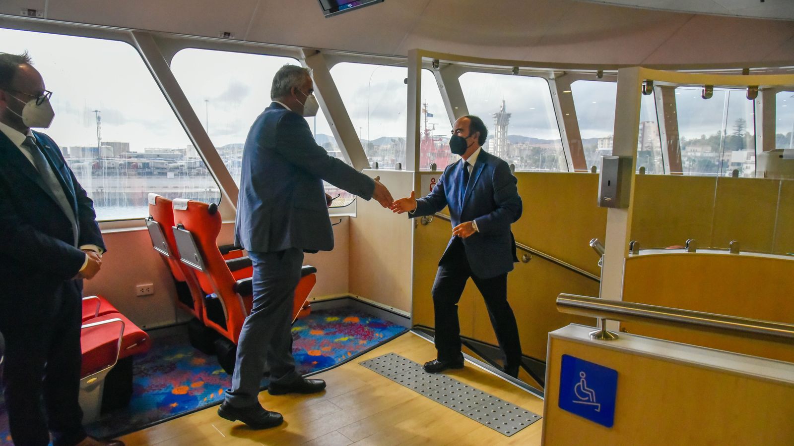 Las fotos de la inaguración del Ferry Levante Jet