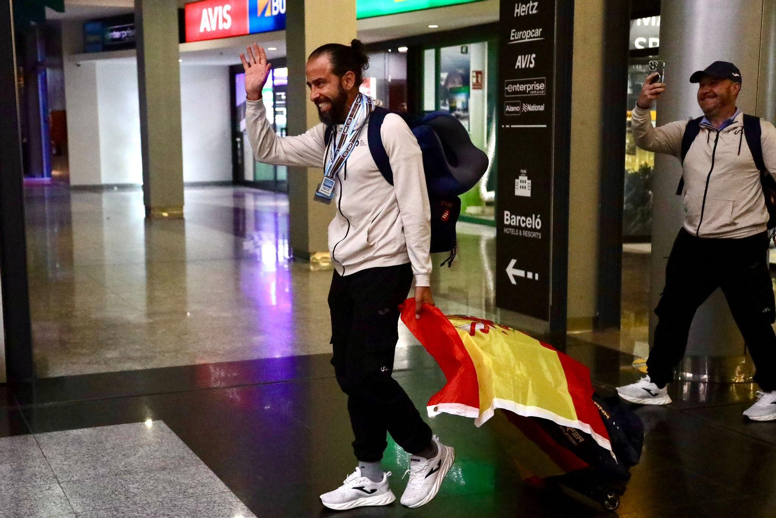 El recibimiento a Antonio Aguilar Conejo en Vialia