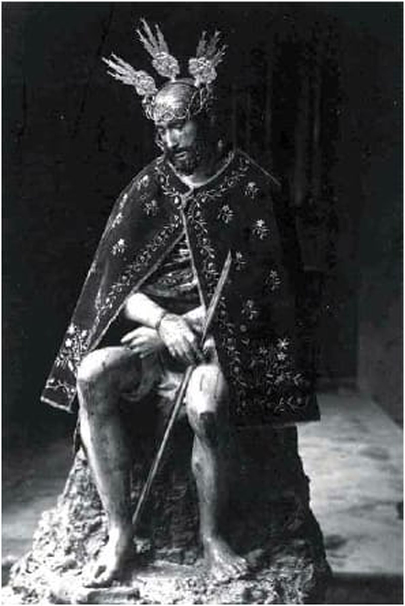 Nuestro Padre Jesús de la Salud y Buen Viaje cuando se fundó la hermandad.