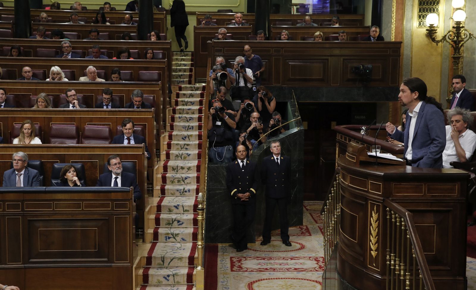 La moción de censura al PP, en imágenes