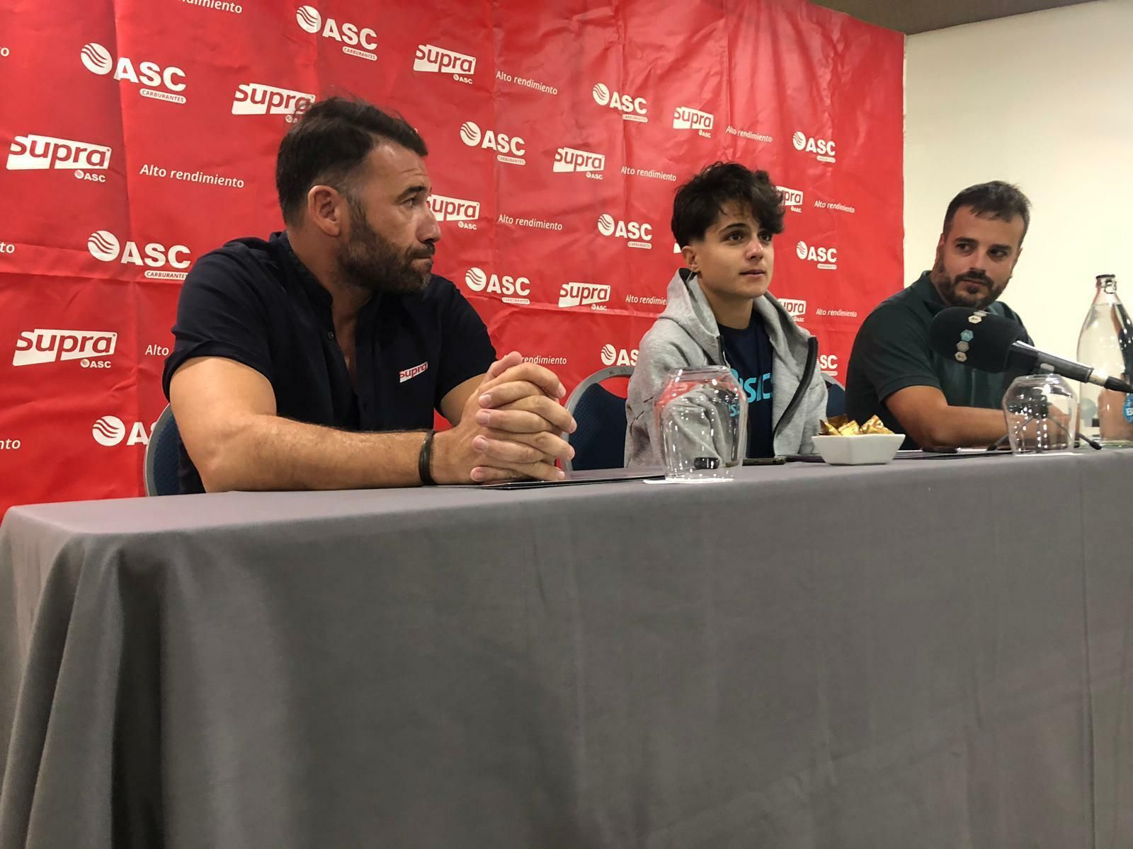 María Pérez, durante la rueda de prensa de este miércoles junto a miembros de ASC María Pérez, durante la rueda de prensa de este miércoles junto a miembros de ASC