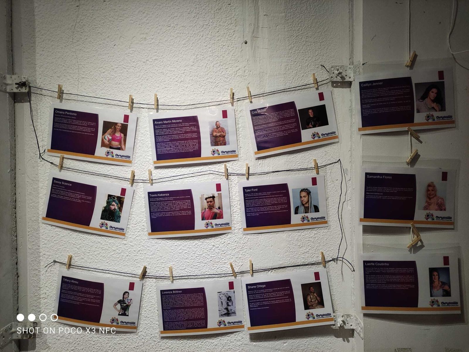 Las obras que se muestran en la Asociación La Guajira.