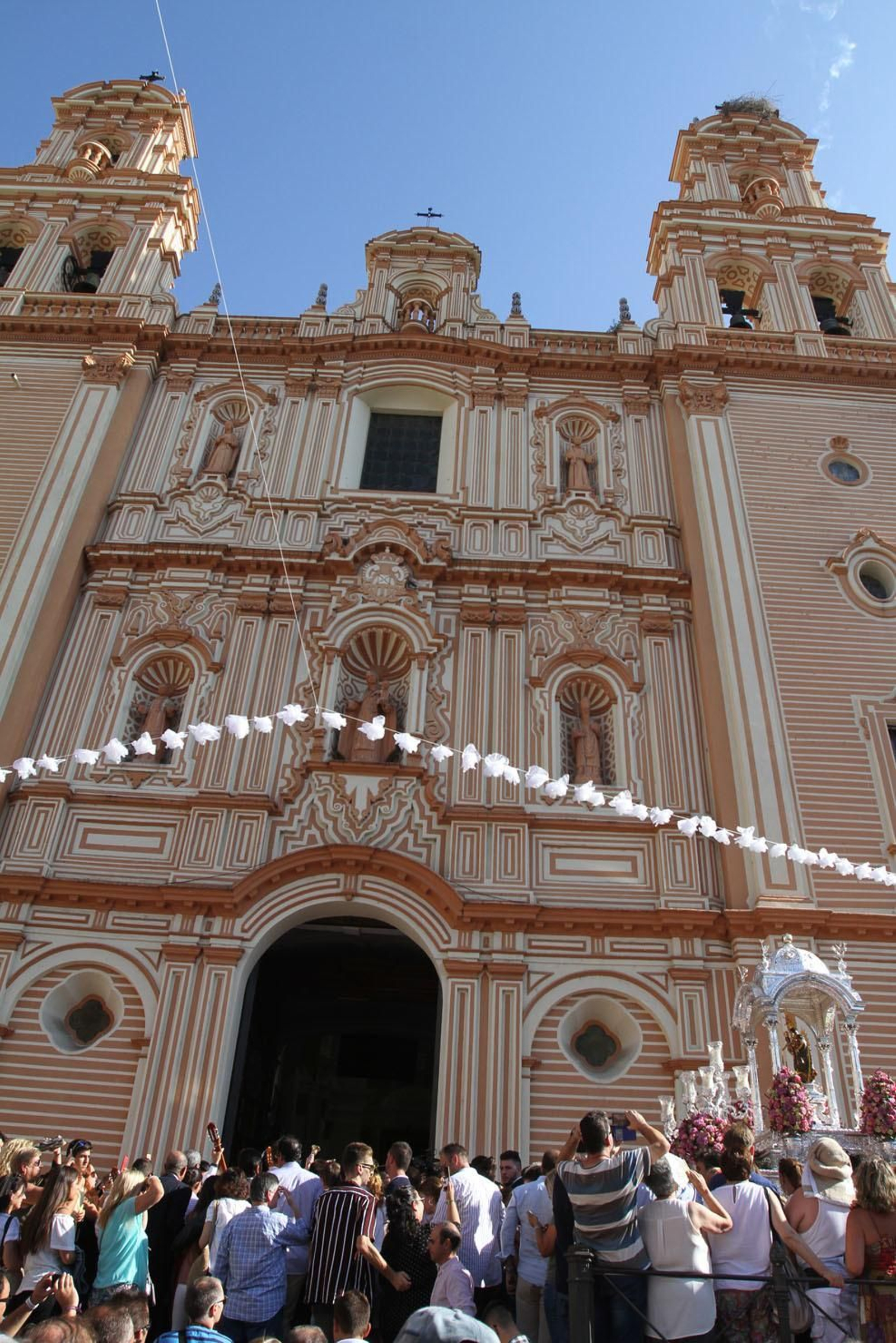 Imágenes de la bajada de La Cinta a la Catedral de La Merced