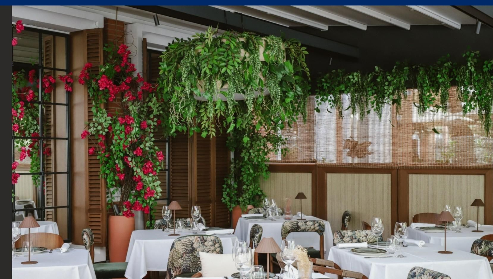 La terraza de A'Kangas, restaurante madrileño de Urrechu en La  Moraleja