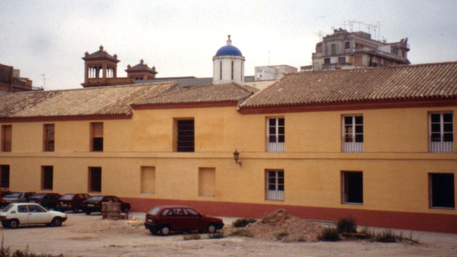 Fachada del Horno Real a la futura plaza