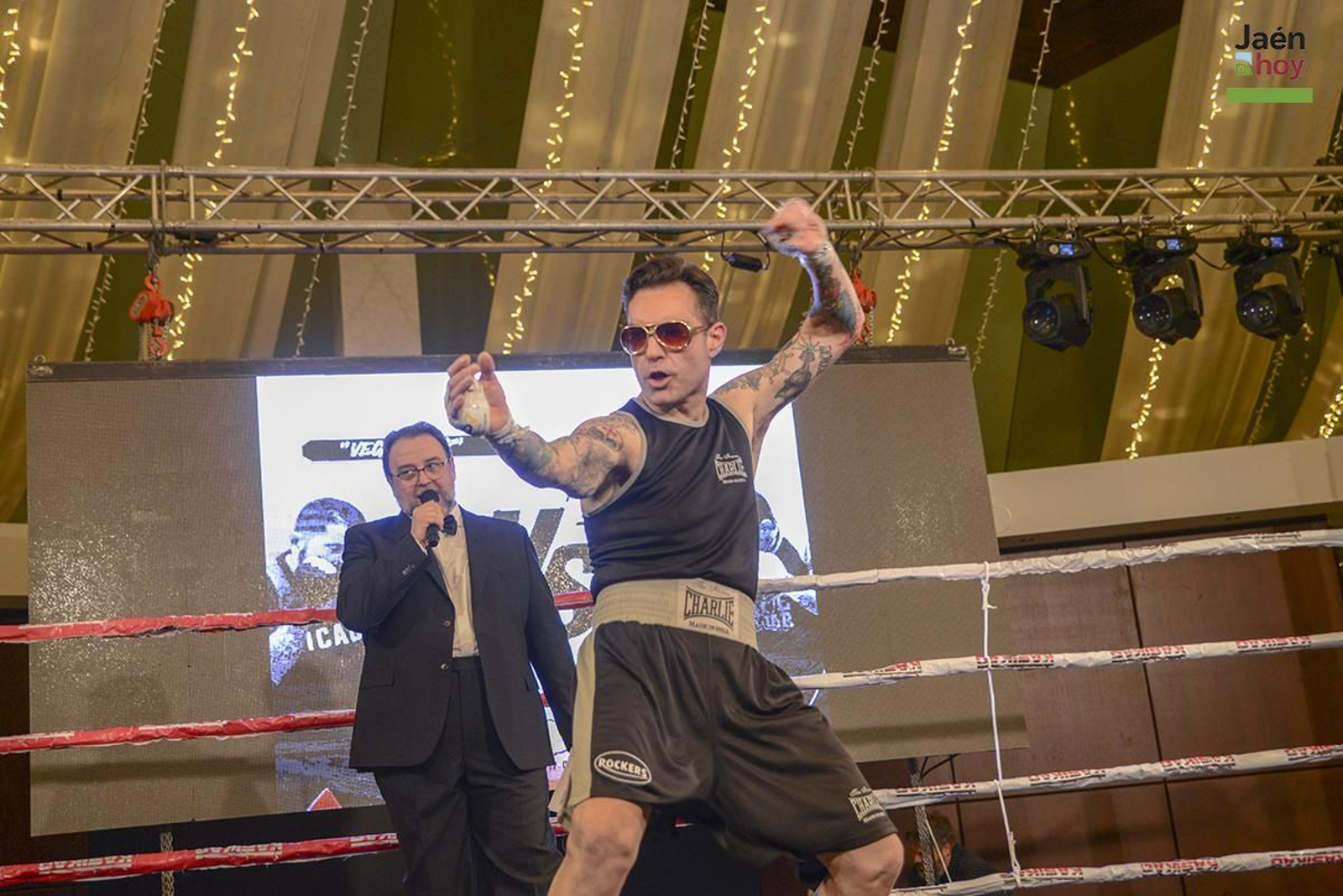 Boxeo solidario para visibilizar la labor de la Asociación Muévete por el Párkinson en Jaén