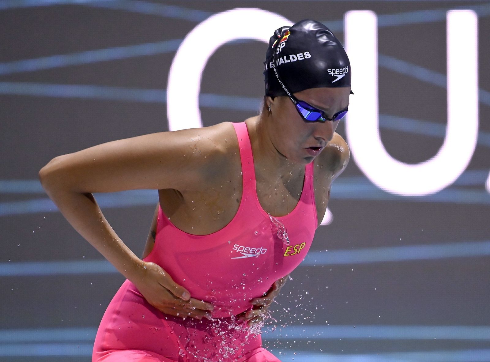 María de Valdés, en el Mundial de Abu Dhabi.