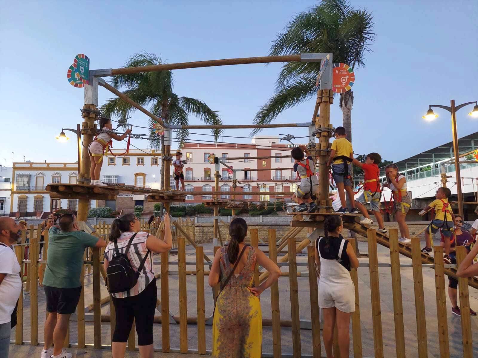 El parque de aventuras de la Agenda 2030 de Chiclana.