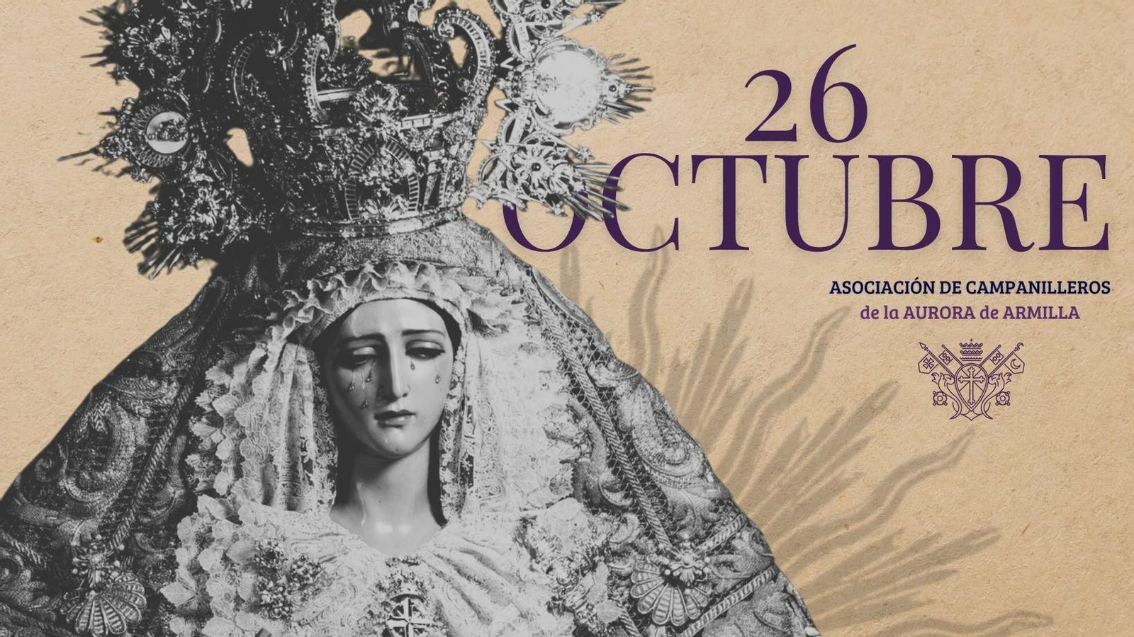 Cartel Oficial acompañamiento musical Virgen del Rosario en sus Misterios Dolorosos 2025