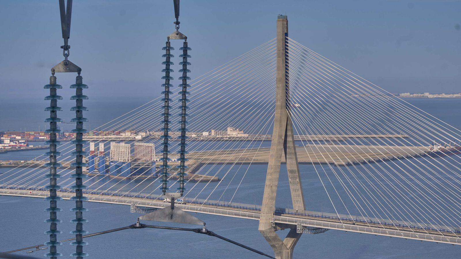 Vista desde la torre de Endesa en Puerto Real.