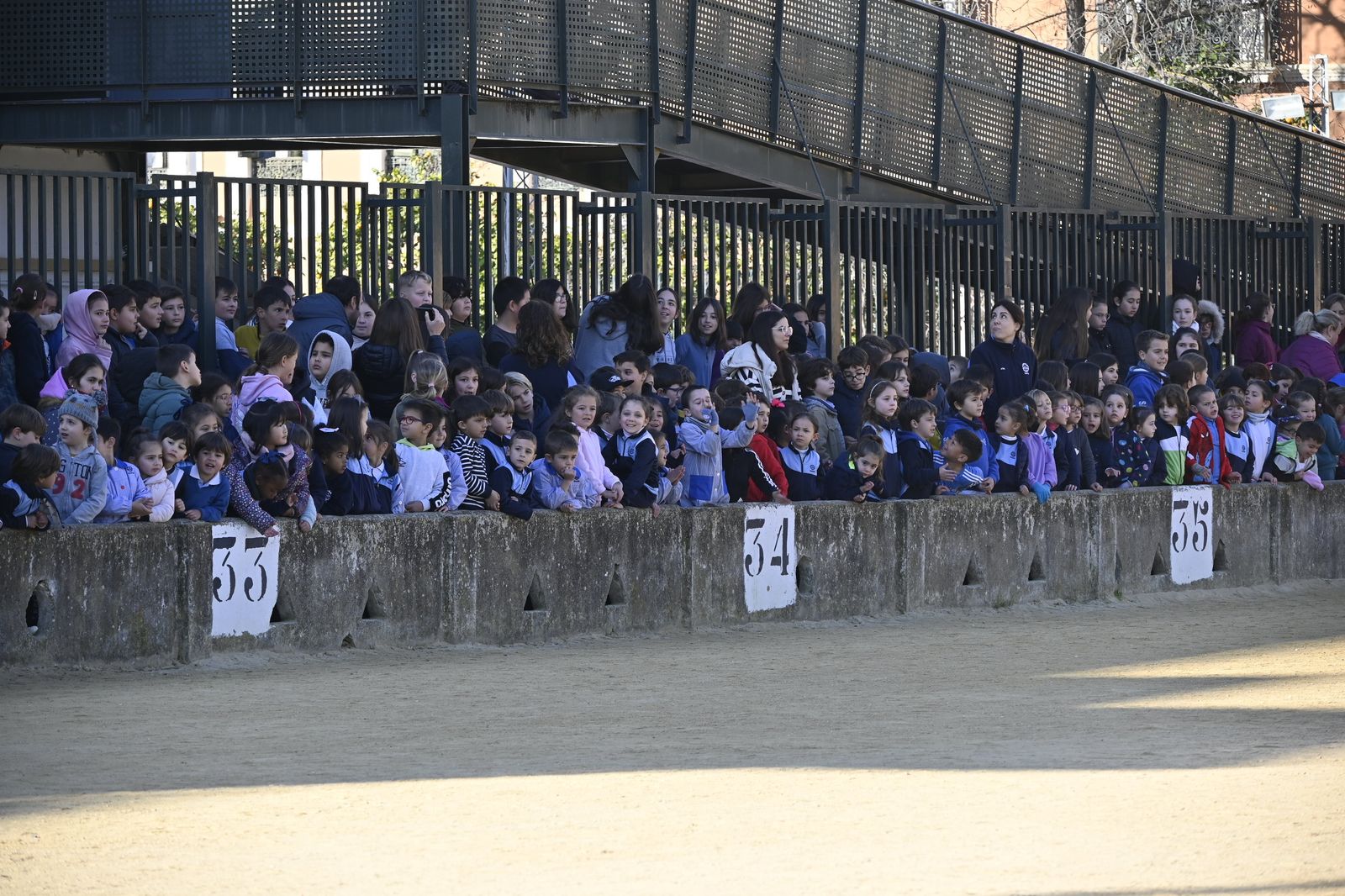 Imágenes del simulacro de incendio en el Funcadia