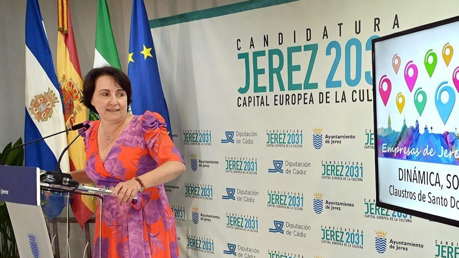 La delegada Nela García.