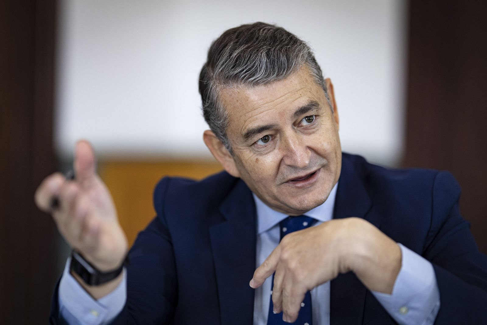 El consejero de Presidencia, Antonio Sanz.