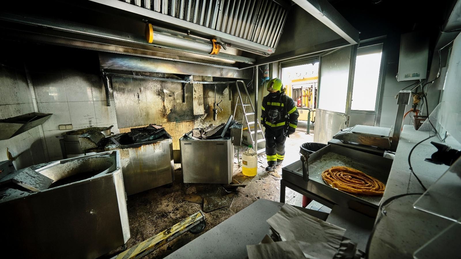 Los daños materiales fueron cuantiosos