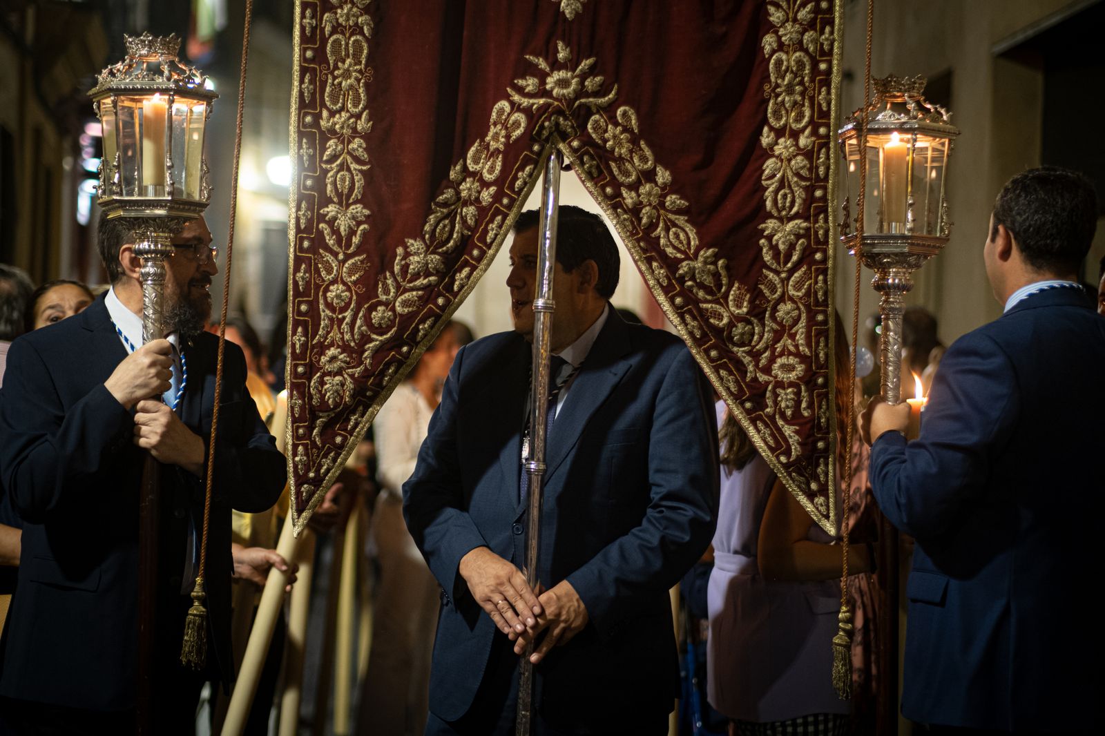 Las imágenes de la procesión de la Virgen de la Luz, en San Esteban