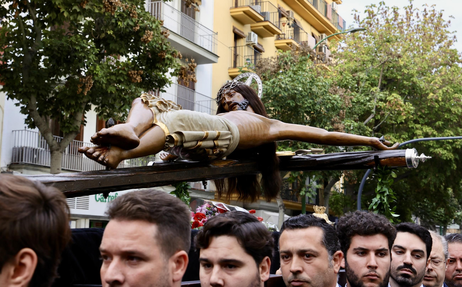 Traslado del Cristo de San Agustían a la Catedral