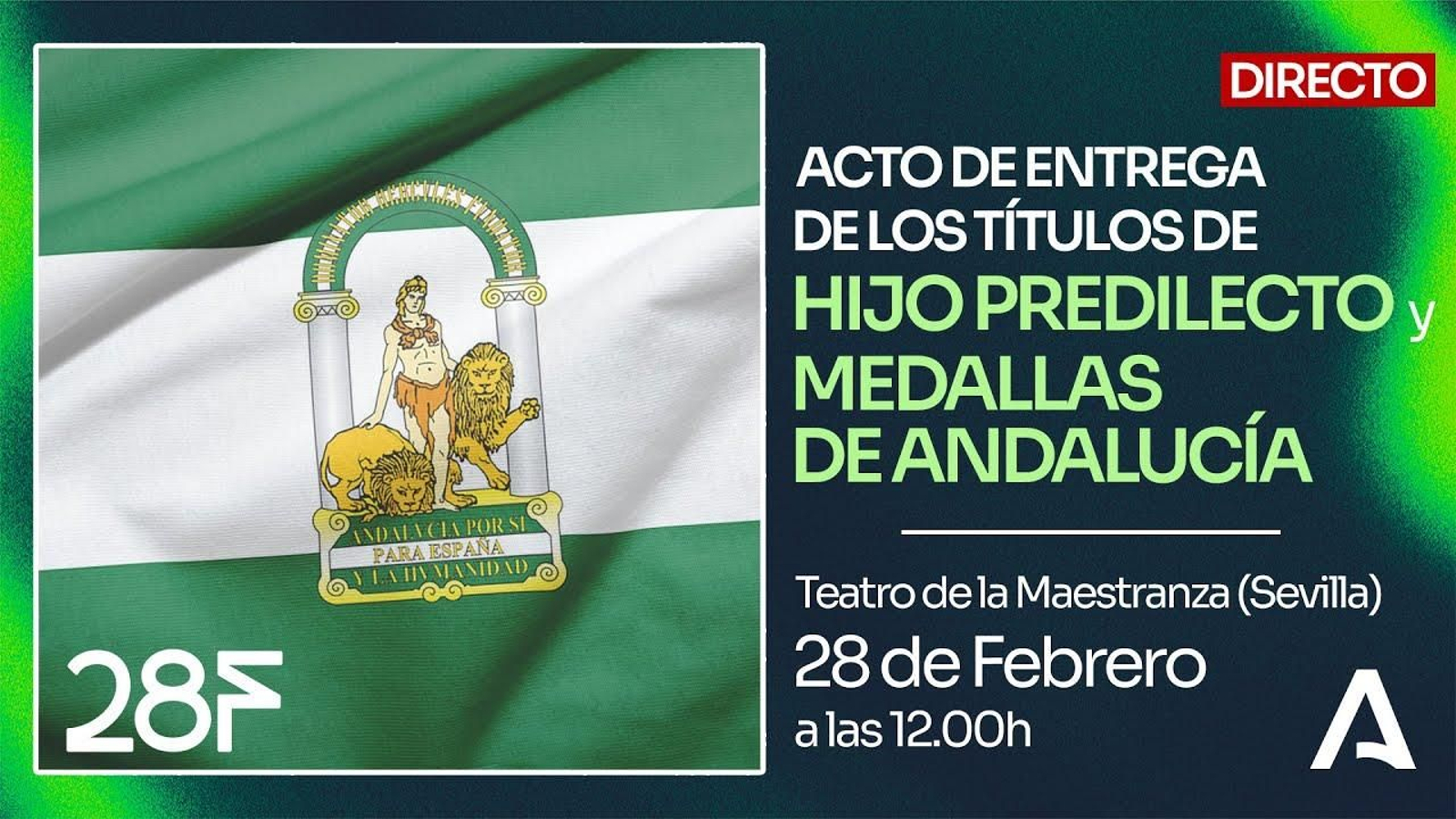 Entrega de títulos de hijos predilectos y medallas por el Día de Andalucía