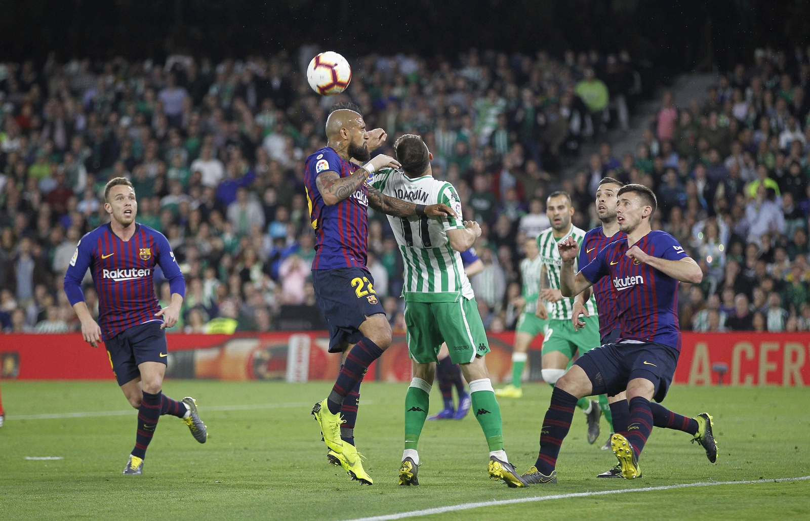 El Betis-Barcelona, en imágenes