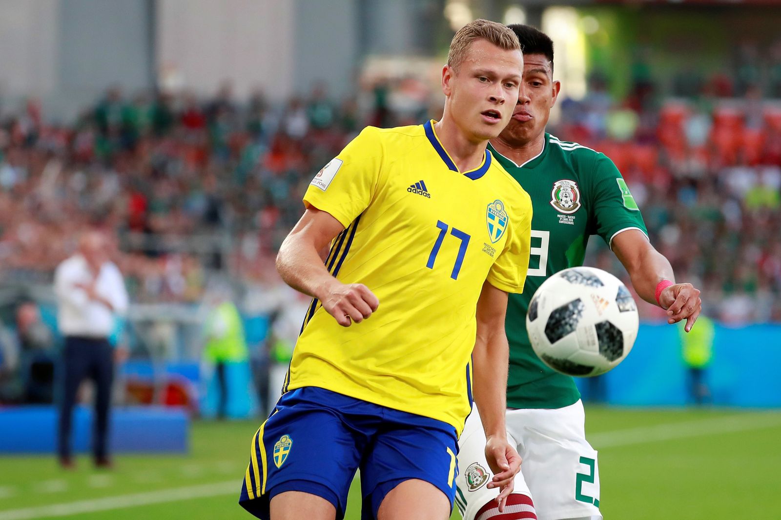 Las imágenes del México-Suecia