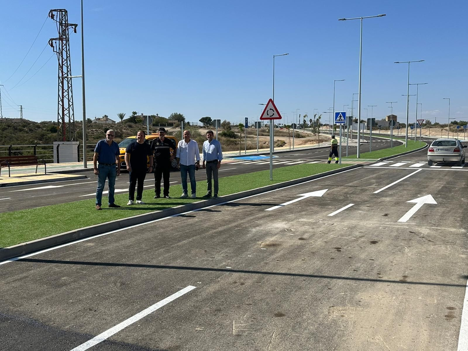 Los trabajos en el vial de acceso al Hospital La Inmaculada han concluido.